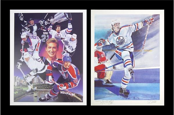 Hockey Memorabilia - Wayne Gretzky "802" Dan Day print