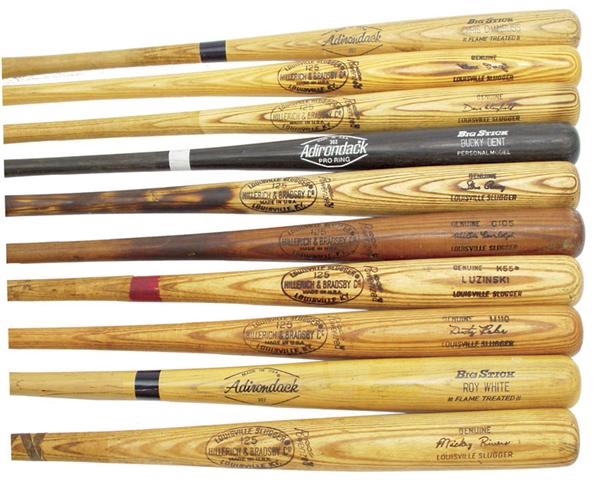 Bats - Game Used Bat Collection (10)