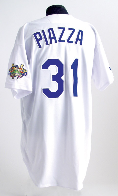 Baseball Jerseys - 1996 Mike Piazza Autographed Game Worn Jersey