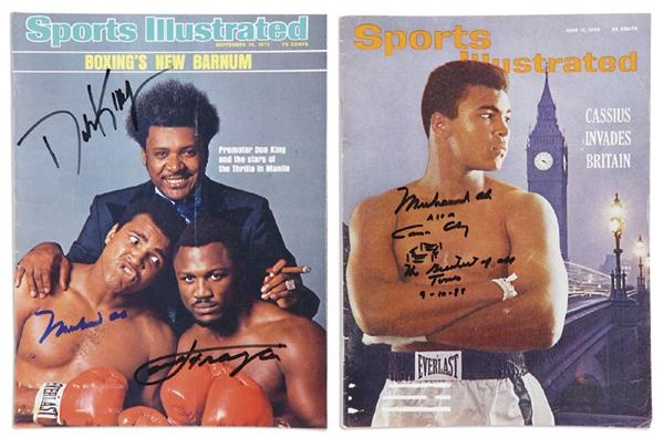 Muhammad Ali - Muhammad Ali Signed <i>Sports Illustrated </i>Magazines (2)