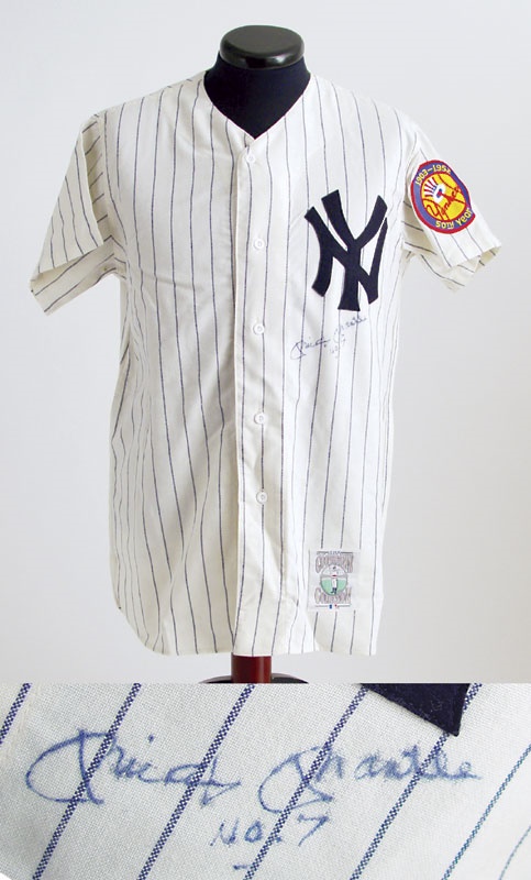 - Mickey Mantle Autographed Jersey