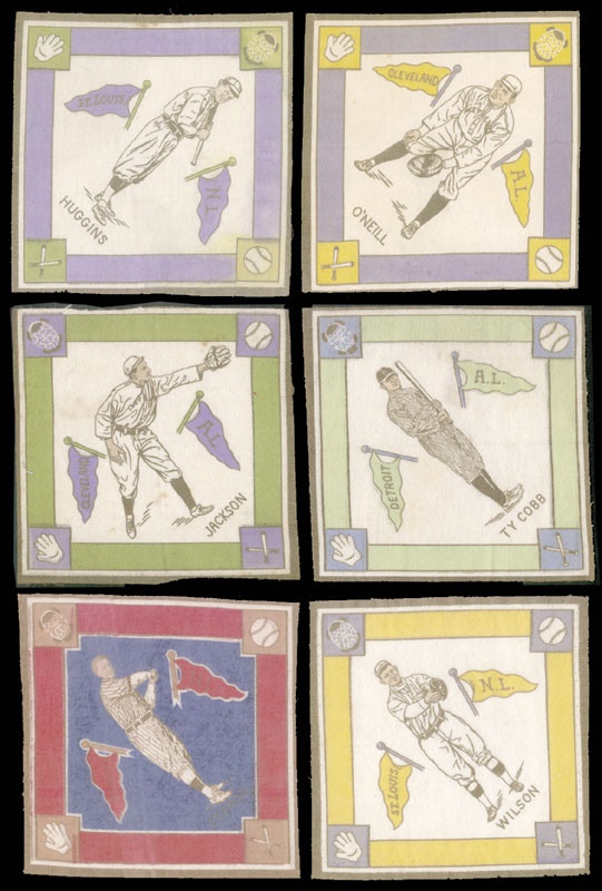 Baseball and Trading Cards - 1914 B18 Blankets Near Set (91)