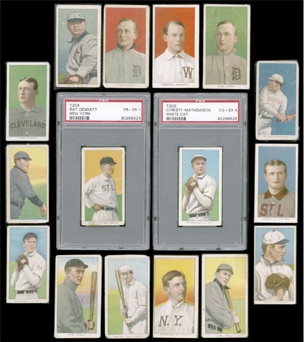 Baseball and Trading Cards - 1909-11 T206 Complete Set (525)