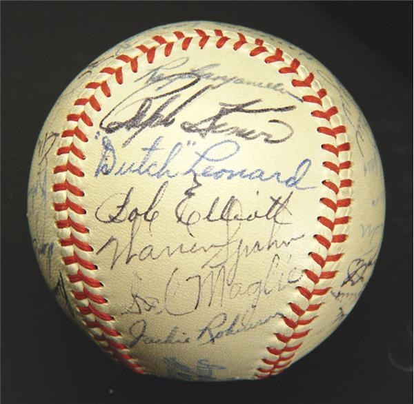 1951 National League All Star Team Signed Baseball