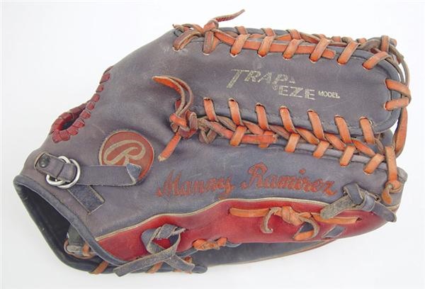 Baseball Equipment - Manny Rameriz Game Used Glove