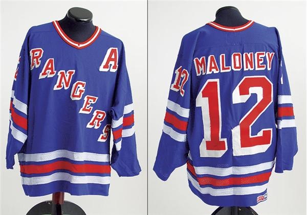 Hockey Sweaters - 1986-87 Don Maloney Game Worn Jersey