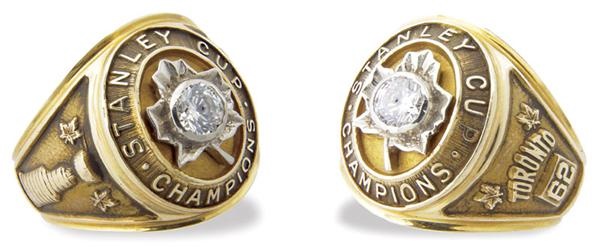 Hockey Rings and Awards - 1962 Toronto Maple Leafs Championship Ring