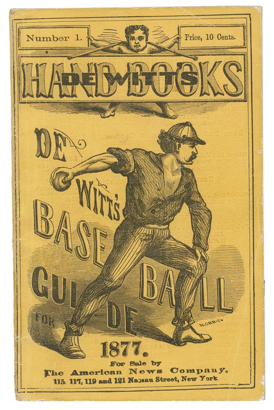 19th Century Baseball - 1877 DeWitt's Baseball Guide