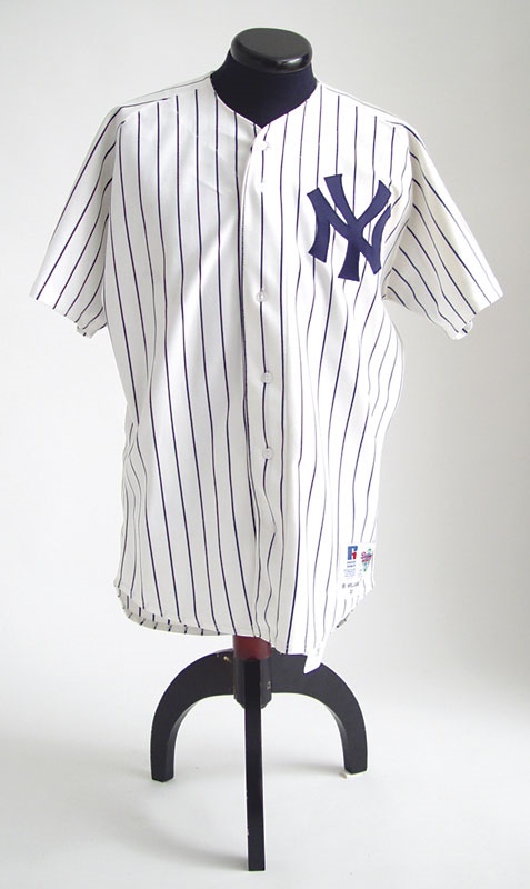 NY Yankees, Giants & Mets - 1992 Bernie Williams Game Used Jersey