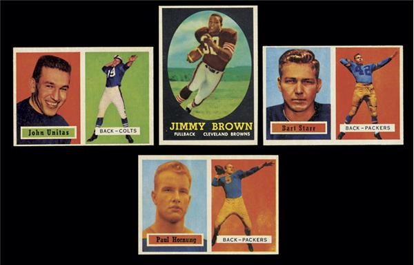 Football Cards - 1957 & 1958 Topps Football Sets