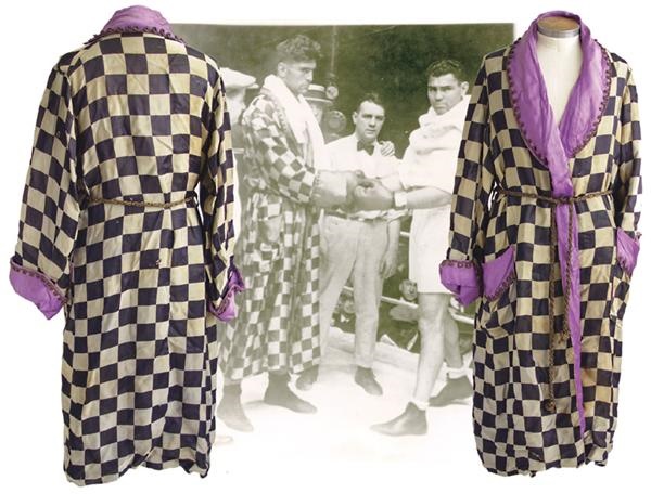 Jack Dempsey - Luis Firpo Fight Worn Robe From The Jack Dempsey Fight