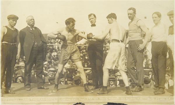 Muhammad Ali & Boxing - 1907 Stanley Ketchel vs. Joe Thomas Oversized Photo (22x16")