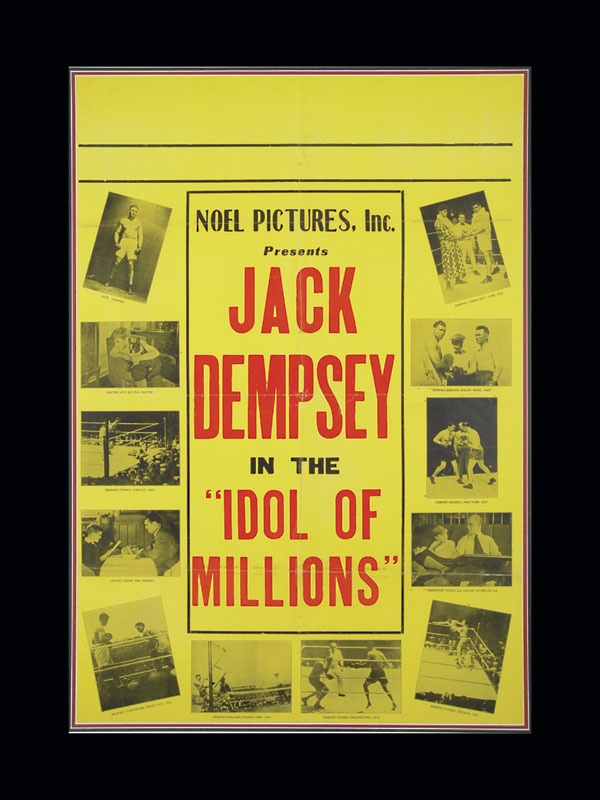 Jack Dempsey "Idol of Millions" Movie Poster (27x41")