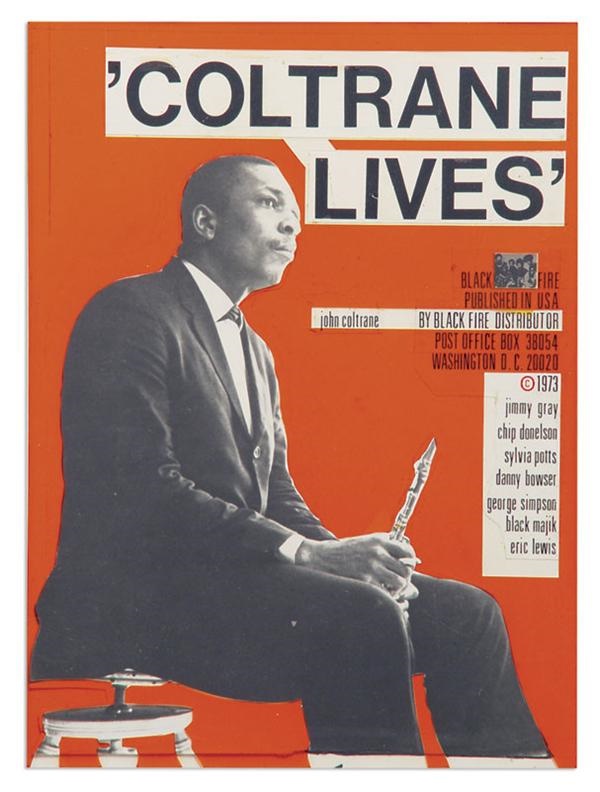 - John Coltrane Lives' Original Cover Art (11x14")