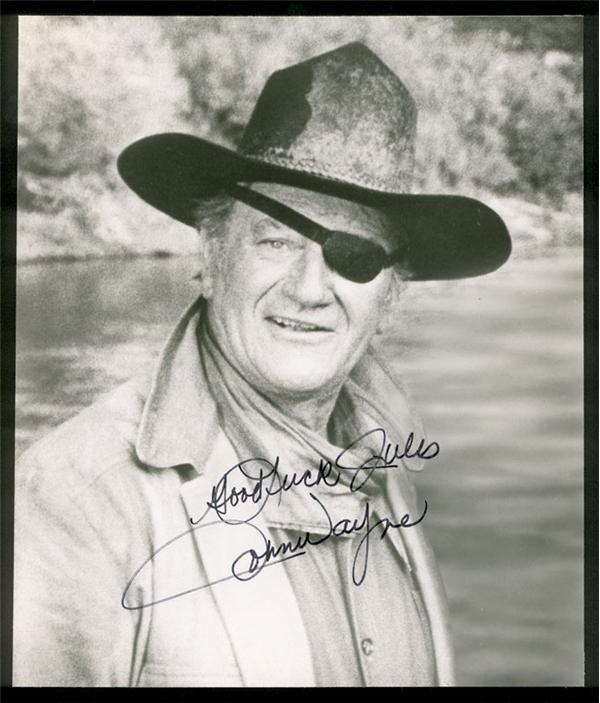 Hollywood - John Wayne Signed Photo From <i>True Grit</i>