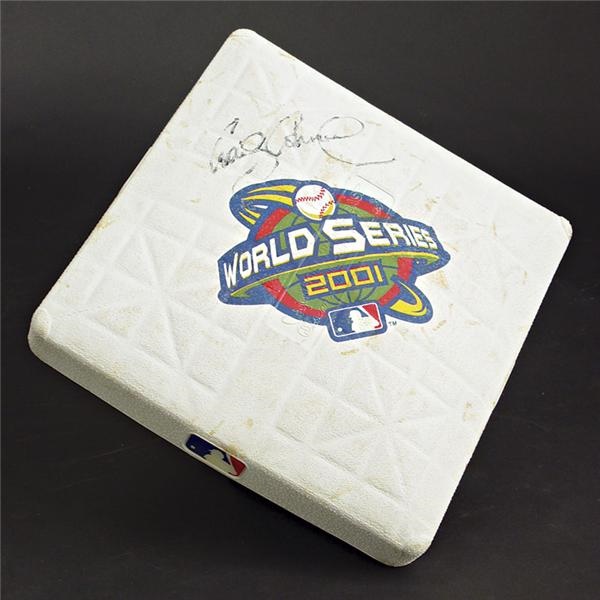 Ernie Davis - 2001 World Series Game 6 Used Base