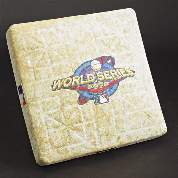 Ernie Davis - 2002 World Series Game 6 Used Base