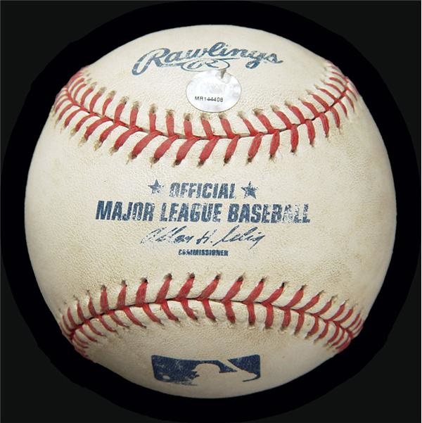 Game Used Baseballs - Alex Rodriguez 300th Home Run Game Ball