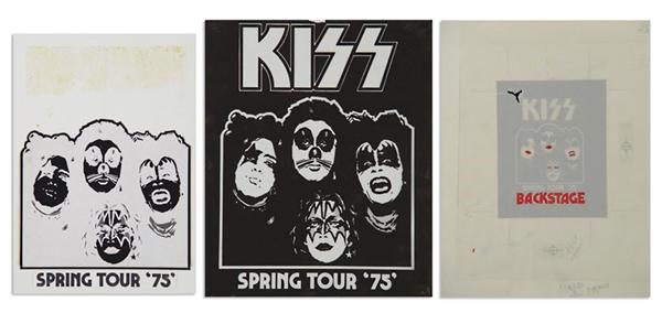 KISS - 1975 KISS Spring Tour Original Art