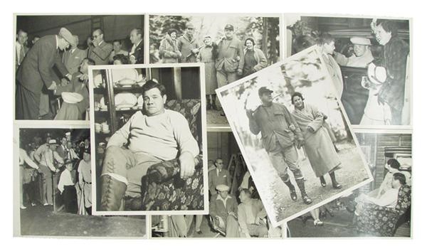 Babe Ruth - Babe Ruth Photo Lot (9)