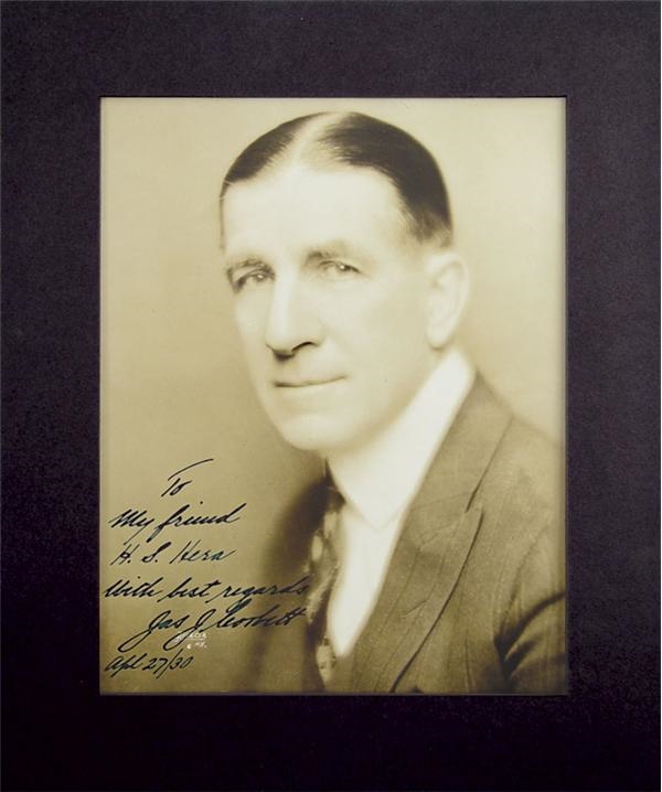 James J. Corbett Signed Studio Photograph (8x10")