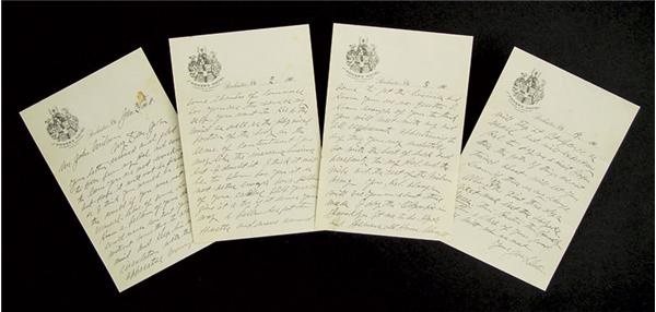 John L. Sullivan - John L. Sullivan 4-page Handwritten Letter