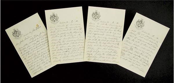 John L. Sullivan 4-page Handwritten Letter