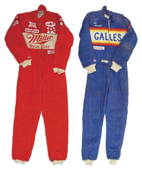 All Sports - AL Unser Sr. & Al Unser Jr. Race Worn Suits
