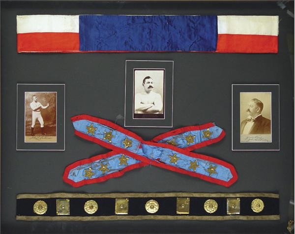 - John L. Sullivan Boxing Belt & Sash