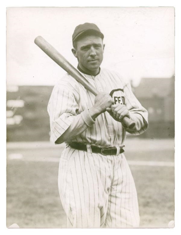 - Circa 1915 Joe Tinker Federal League Wire Photo (6.5x8.5")