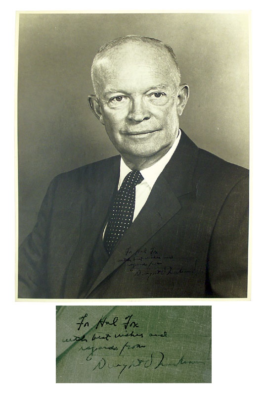 Americana Autographs - Dwight D. Eisenhower Signed Photograph (16x20")