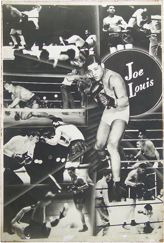 Muhammad Ali & Boxing - Joe Louis Montage Photo (20x30”)