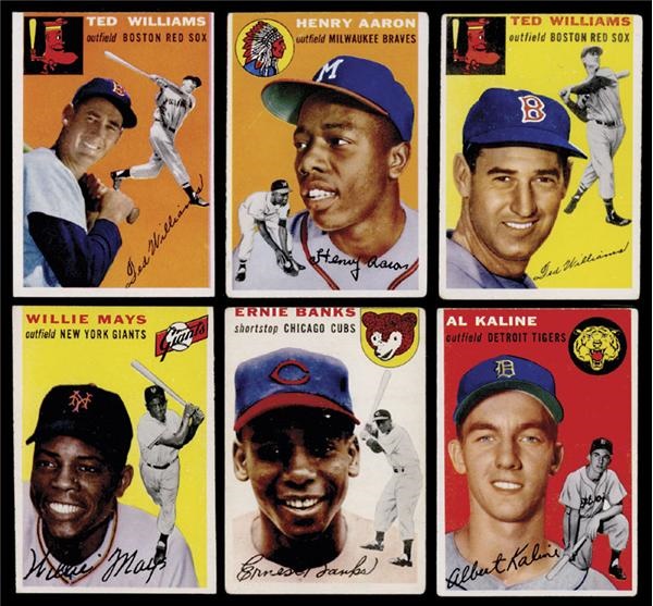 Baseball and Trading Cards - 1954 Topps Baseball Complete Set