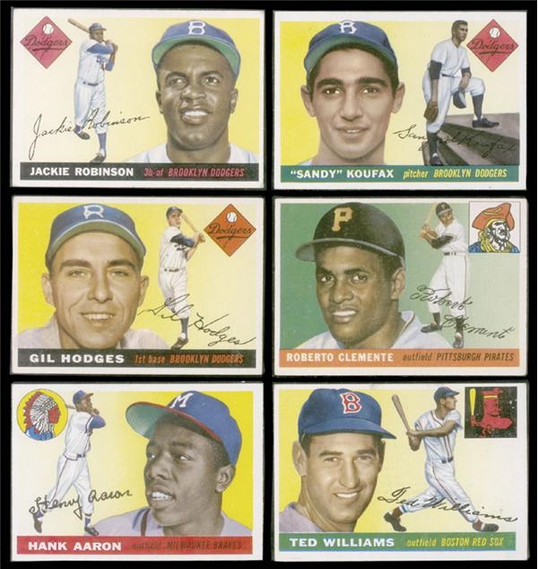 Baseball and Trading Cards - 1955 Topps Baseball Complete Set