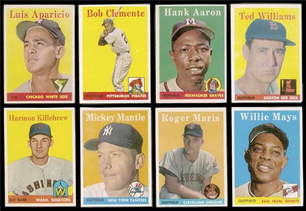 Baseball and Trading Cards - 1958 Topps Baseball Set (494)
