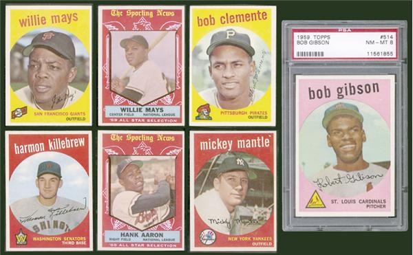 Baseball and Trading Cards - 1959 Topps Baseball Set (572)