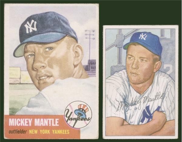 Baseball and Trading Cards - Early Mickey Mantle Collection (6)