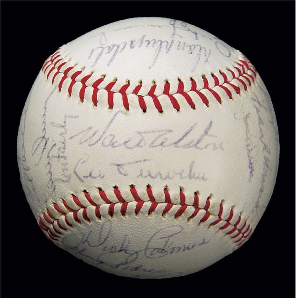 1962 Dodgers Team Signed Baseball
