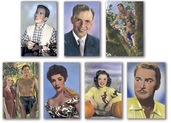 Non-Sports Cards - Movie Star 1940s Dutch Cards Original Art Collection (49)