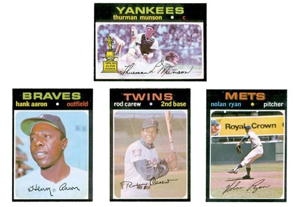 Baseball and Trading Cards - 1971 OPC Baseball Set