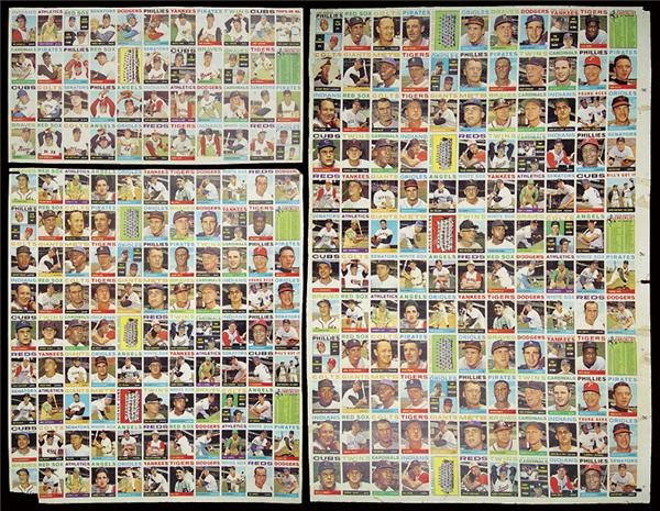 - 1964 Topps Baseball Uncut Sheets (3)