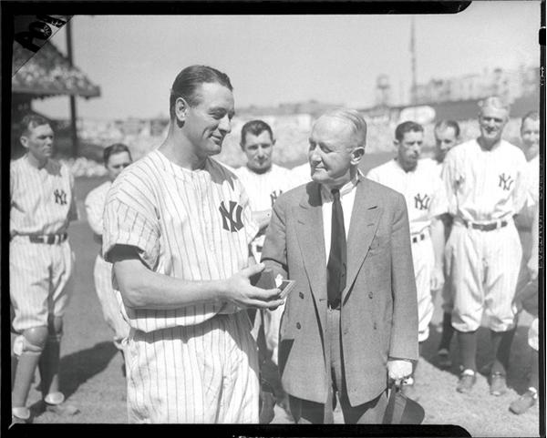 Lou Gehrig - 1936 Lou Gehrig MVP Negative
