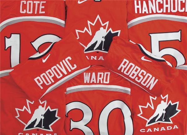 Hockey Sweaters - 1999-2000 Team Canada Mens Under 18 Team Set (19)