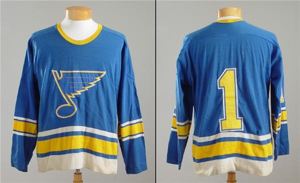 1970-71 Glenn Hall St. Louis Blues Game Worn Jersey