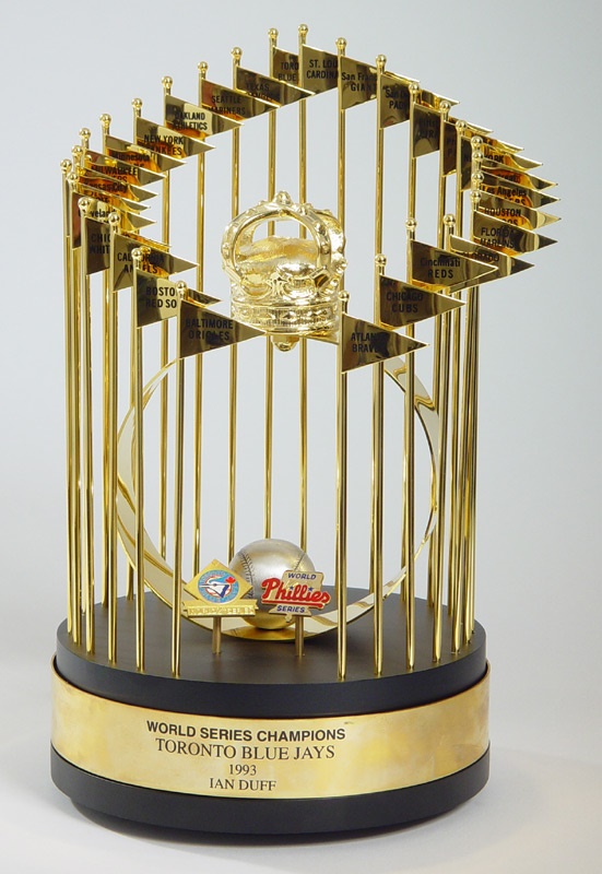 Baseball Awards - 1993 Toronto Blue Jays World Series Trophy (12" tall)