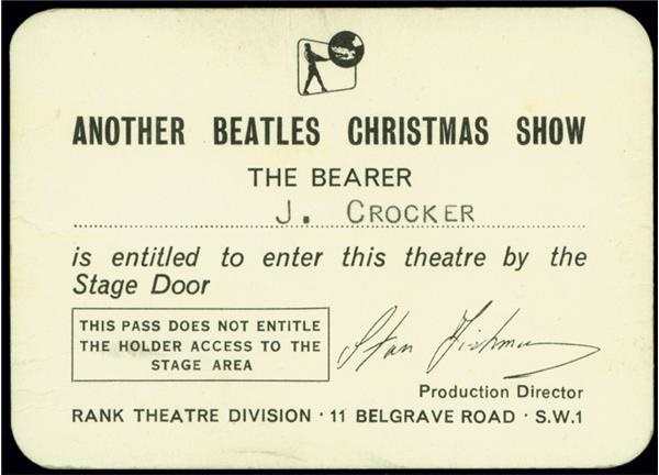 The Beatles - Another Beatles Christmas Show Pass