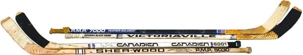 - Snipers Game Used Stick Collection (4)