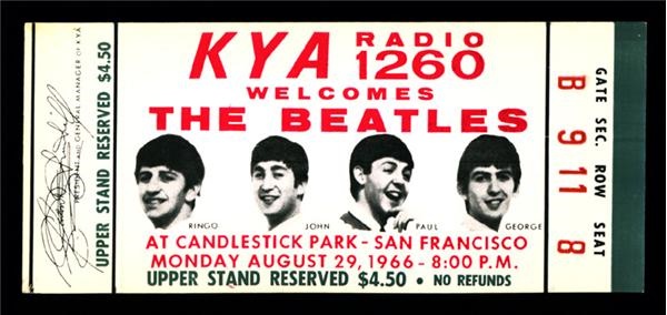 - The Beatles Last Concert Full Ticket