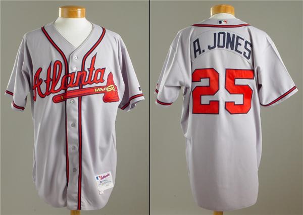 Baseball Jerseys - 2003 Andruw Jones Game Worn Jersey