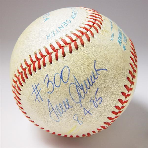 Game Used Baseballs - Tom Seaver's 300th Win Game Used Baseball